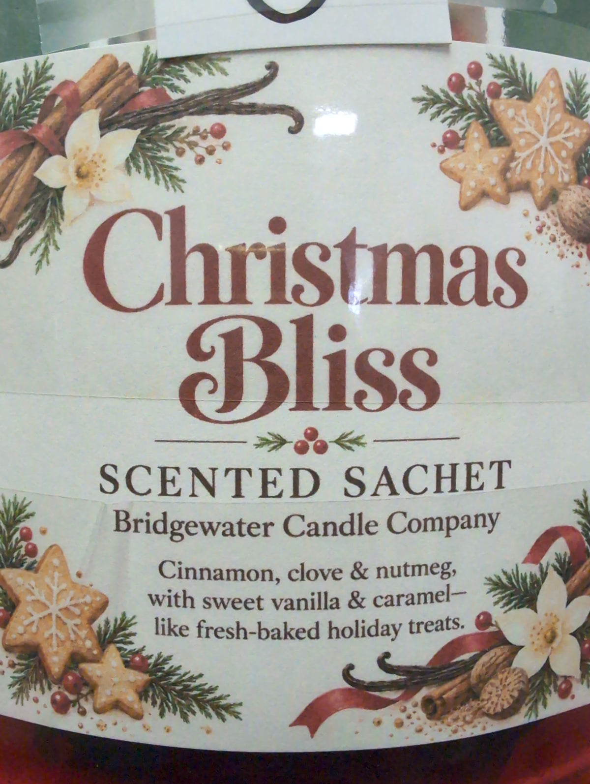 Christmas Bliss Sachet by Bridgewater Candle Company