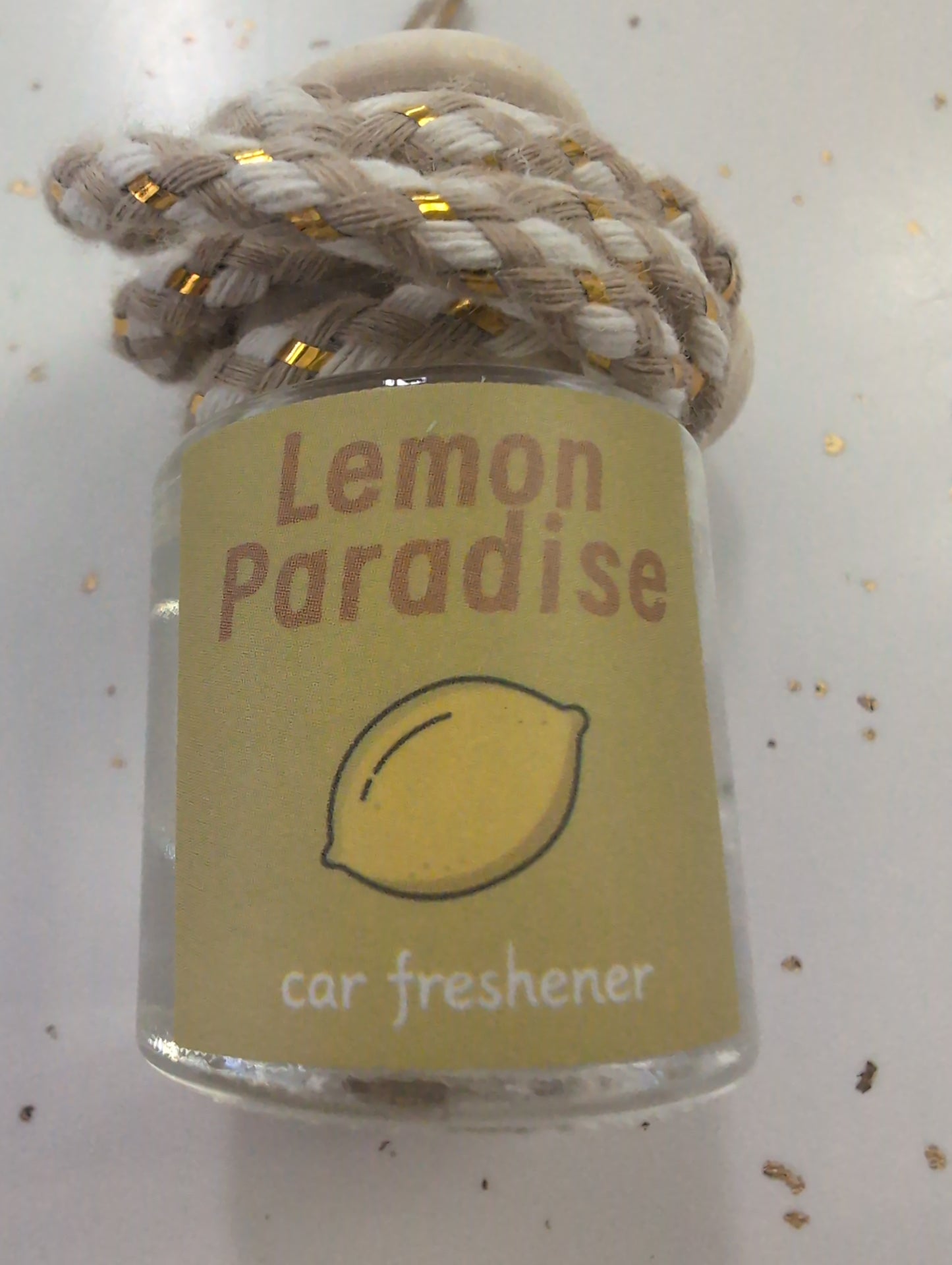 Hanging Car Diffuser – Glass Bottle