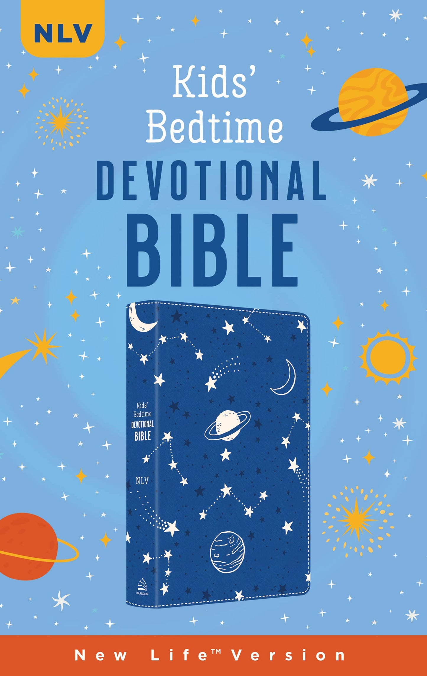 The Kids' Bedtime Devotional Bible: NLV [Cobalt Cosmos]