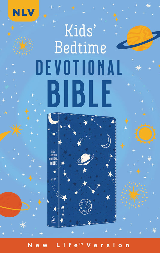 The Kids' Bedtime Devotional Bible: NLV [Cobalt Cosmos]