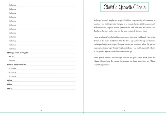 My Child's Health Record Keeper