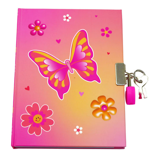 Vibrant Vacation Strawberry Scented Lockable Diary | Pack of