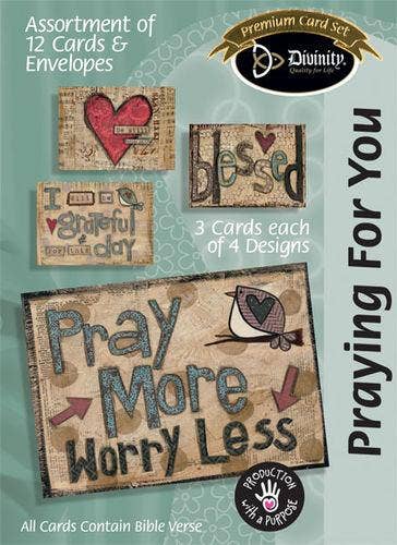 Boxed Cards: Praying For You, Pray More