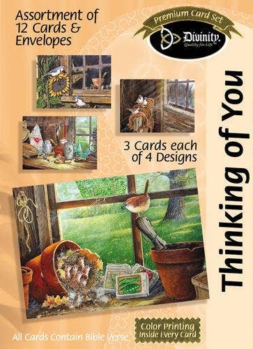 Boxed Cards: Thinking Of You, Barn Windows