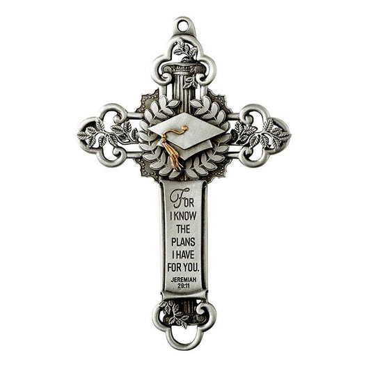 Pewter 5" Graduation Cross