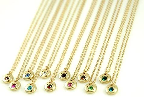 Birthstone Bottle Necklace