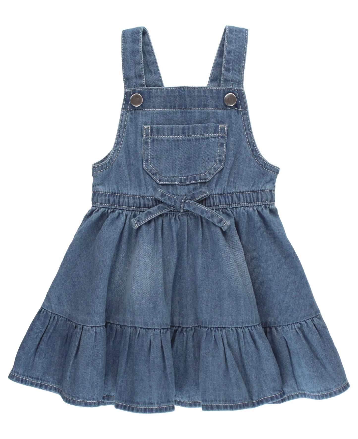 Denim Overall Jumper Dress - Baby to 4T