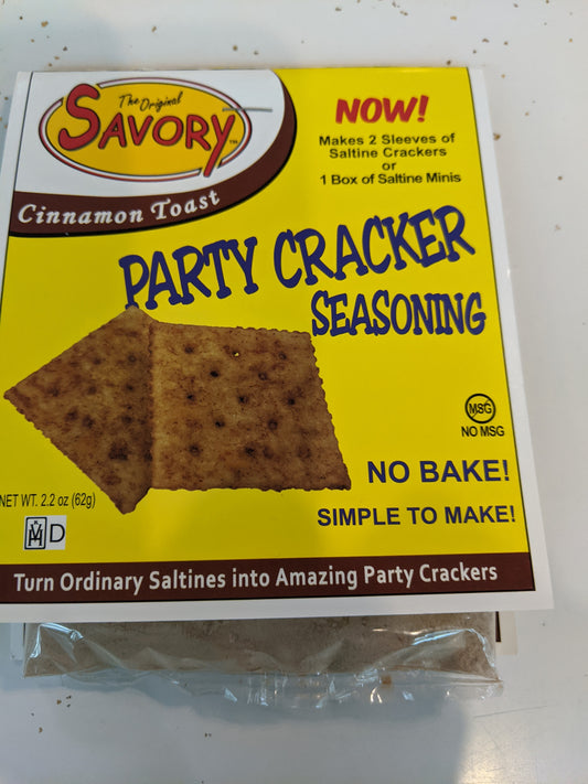 Savory Party Cracker Seasoning - Cinnamon Toast