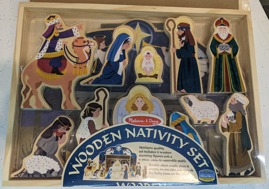 Wooden Nativity Set