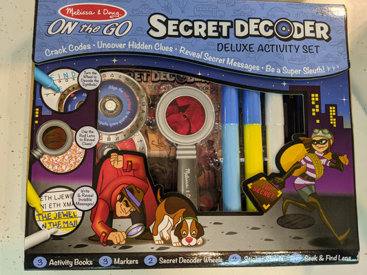 Secret Decoder Deluxe Activity Set