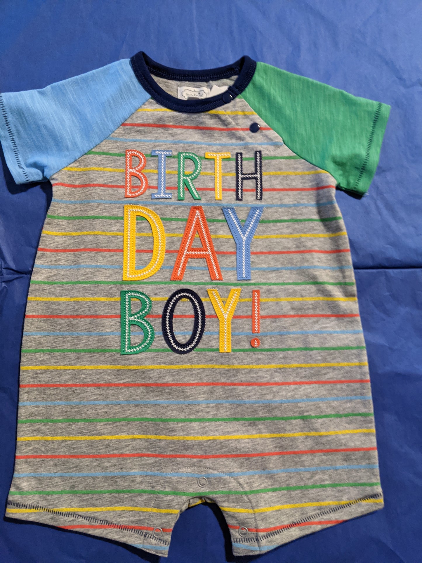 Birthday Boy Shortall 12-18mo