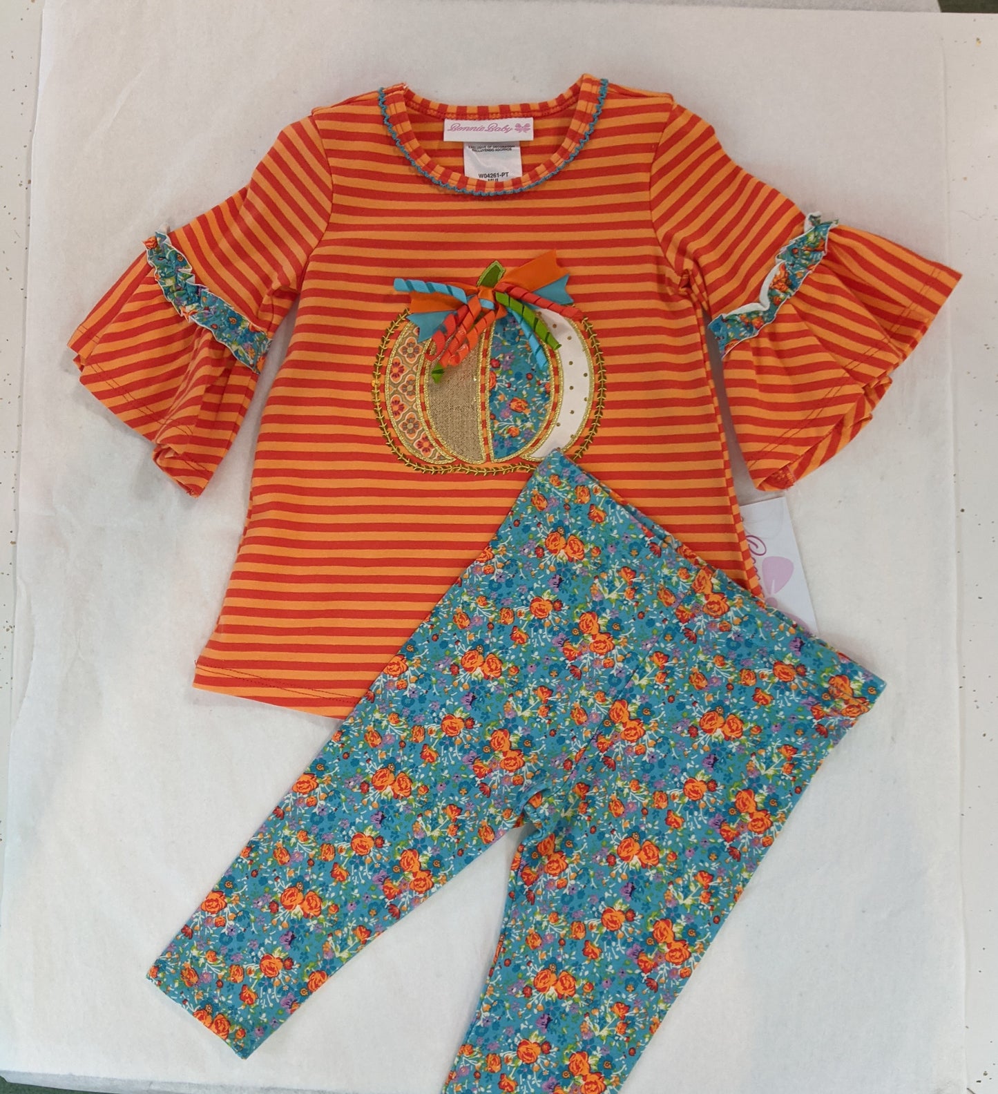 Pumpkin Tunic with Matching Leggings Set - 3mo - 6mo