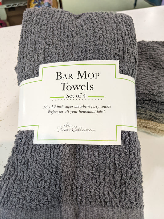 Bar Mop Towels - set of 4