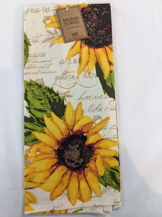 Sunflower Dishtowel