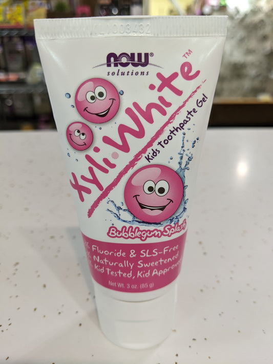 Xylitol White Kids Toothpaste - BUBBLEGUM Splash