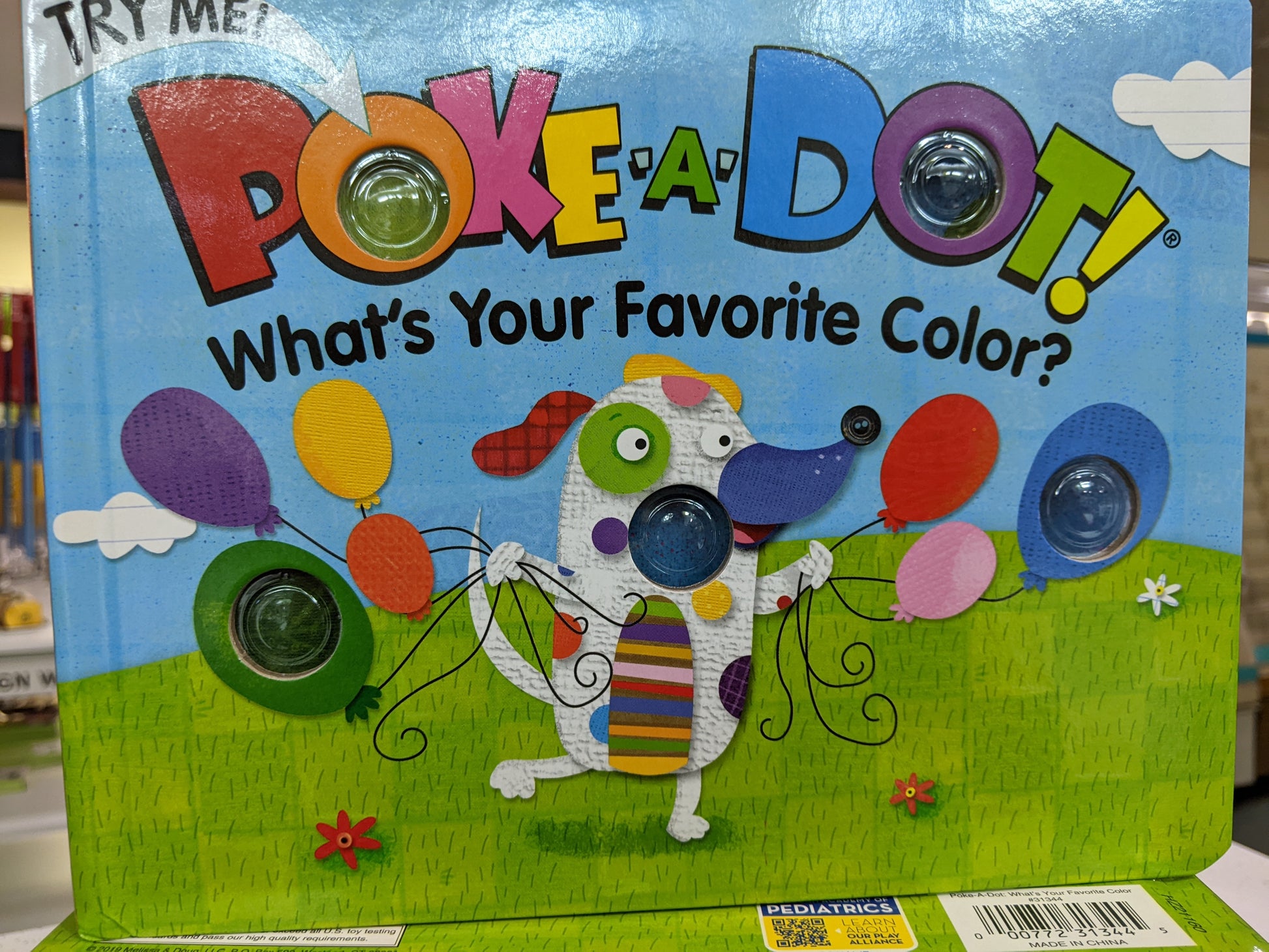 Poke-A-Dot What’s Your Favorite Color
