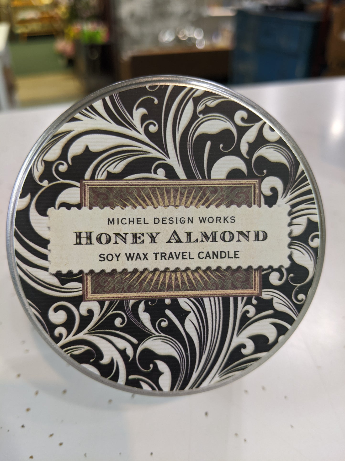 Honey Almond Soy Wax Travel Candle