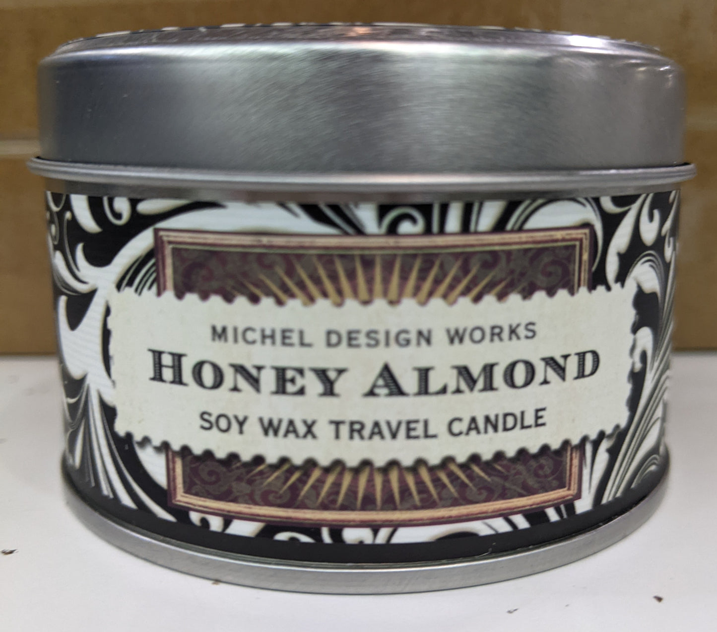 Honey Almond Soy Wax Travel Candle