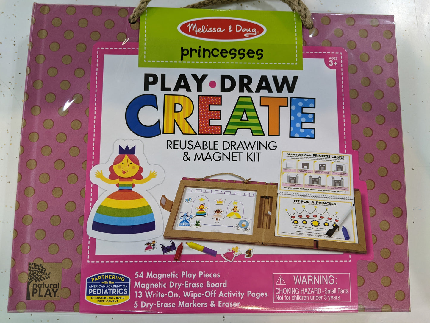 Play Draw Create  Reusable Drawing Magnetic Kit - Princesses