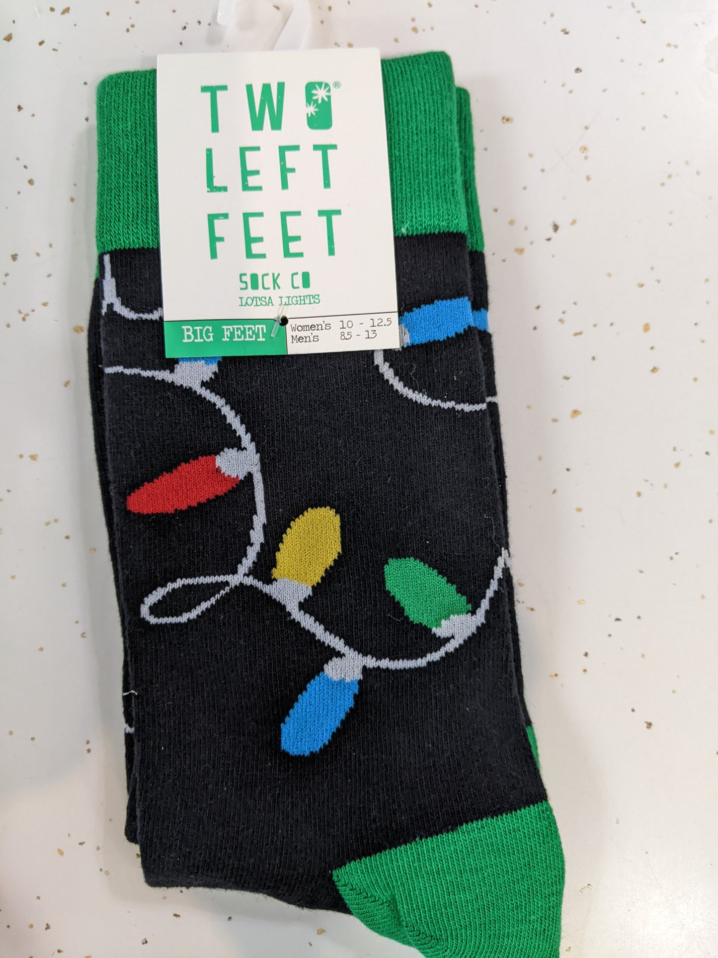Two Left Feet Socks- Lotsa Lights