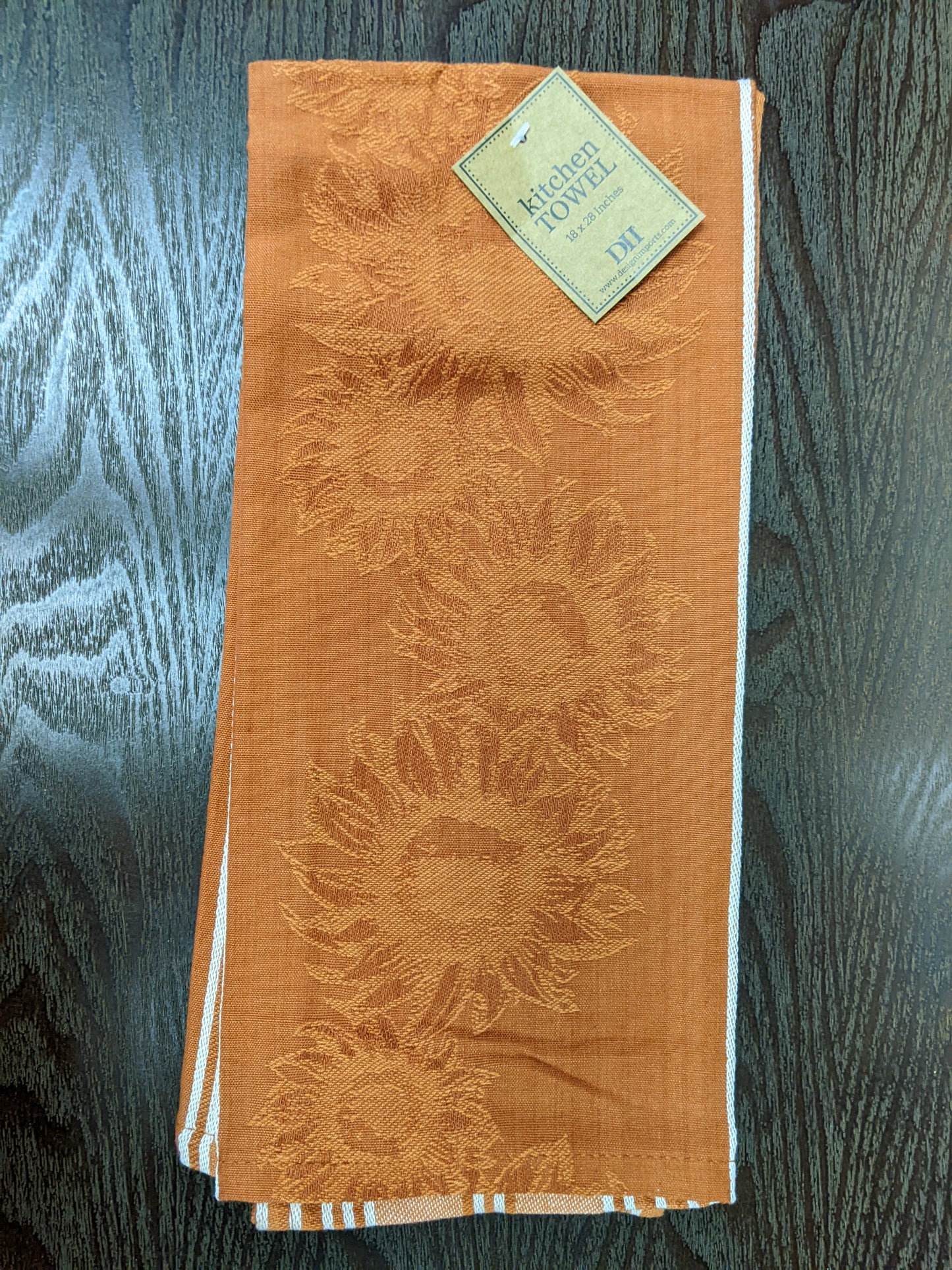 Sunflower Vine Jacquard Dishtowels