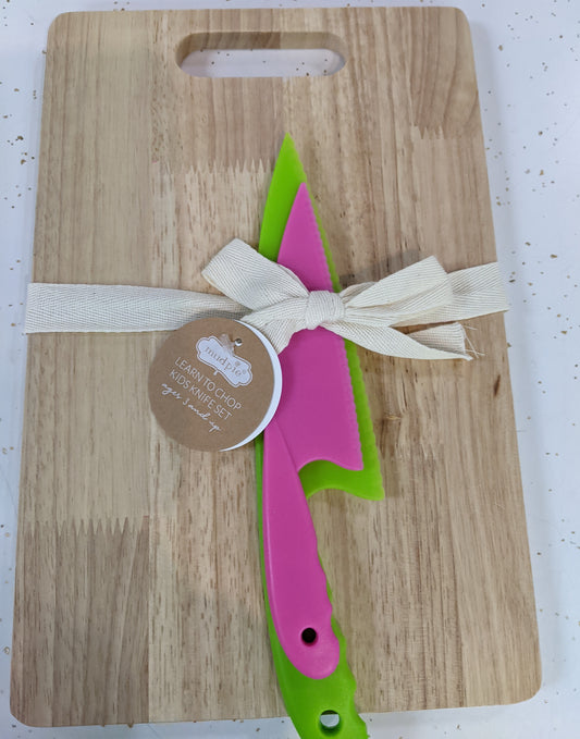 Learn to Chop Knife & Cutting Board Set