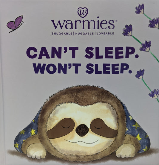 Can't Sleep.  Won't Sleep Board Book by Warmies