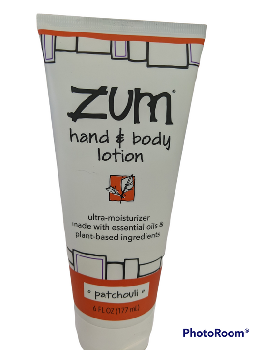 Zum Hand & Body Lotion - Patchouli - 6 oz.