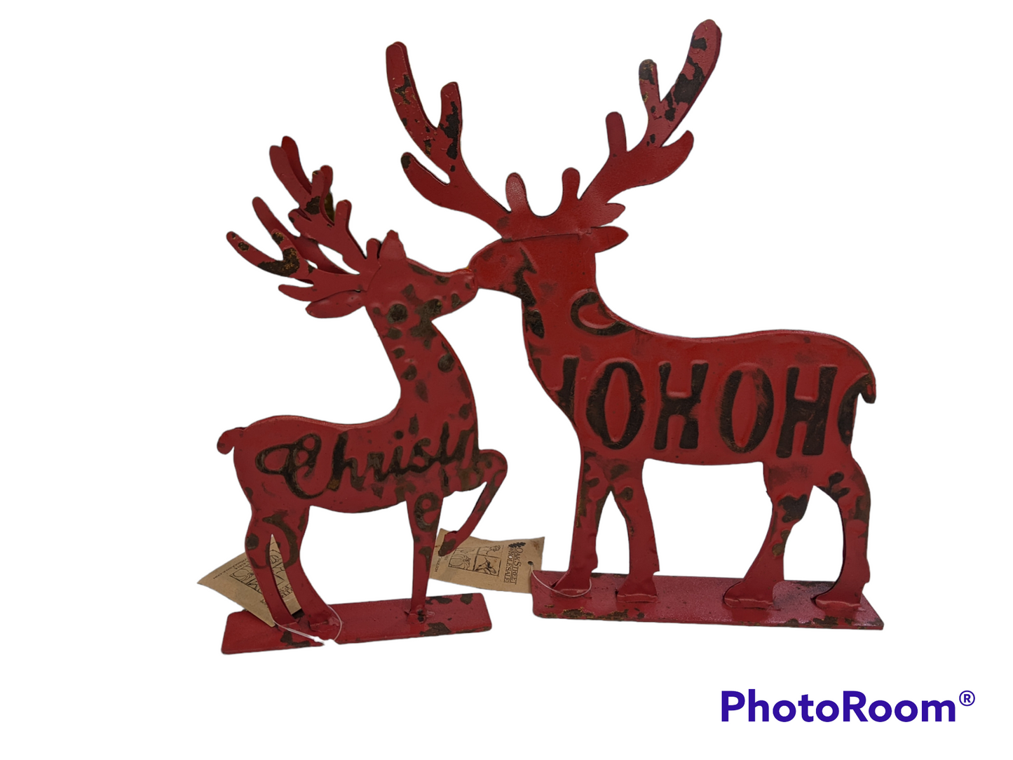 Red Metal Reindeer