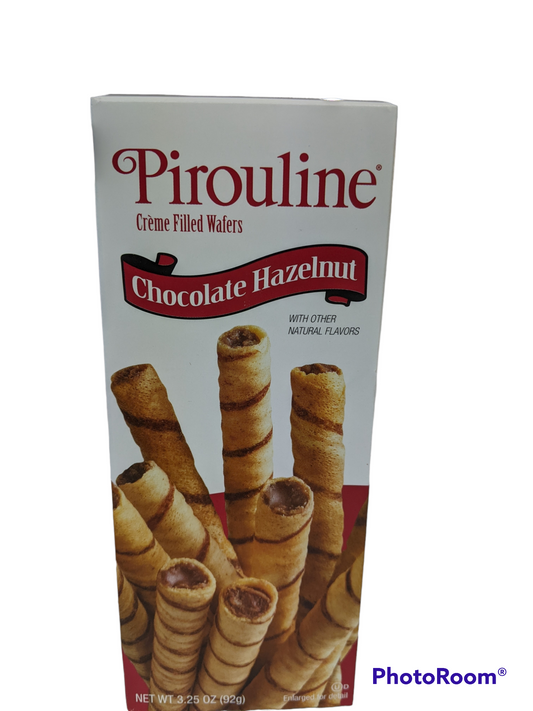 Pirouline Chocolate Hazelnut Lined Wafers