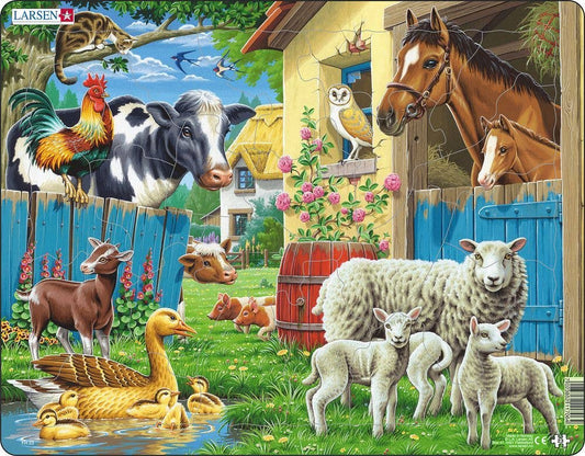 Farm Animals 23 Piece Children's Jigsaw Puzzle