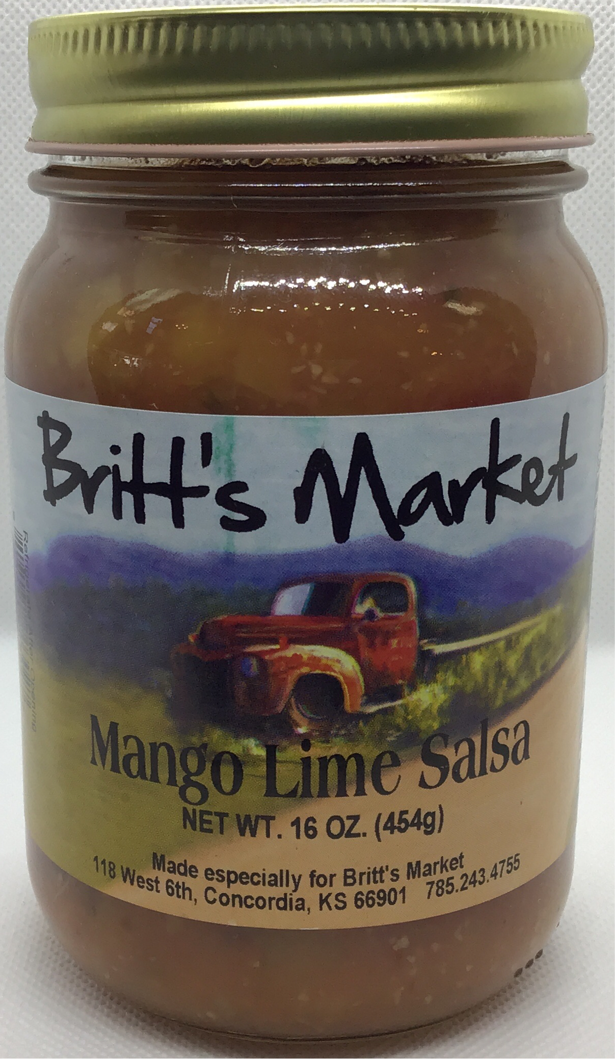 Britt's Mango Lime Salsa