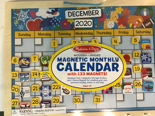 Monthly Magnetic Calendar