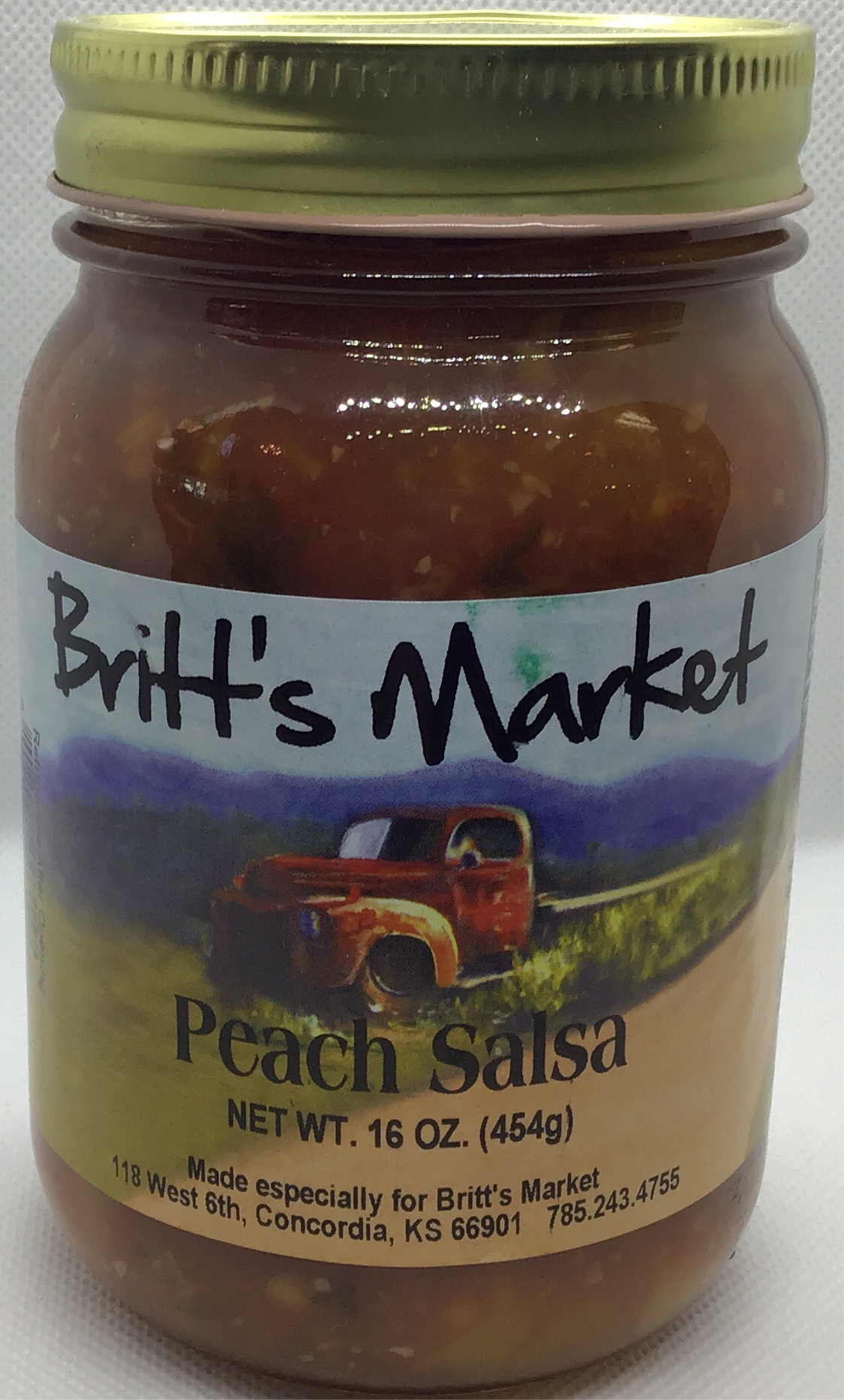 Britt's Peach Salsa